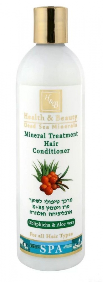 Кондиционер на основе минералов Мертвого моря для всех типов волос, Health and Beauty 400 мл