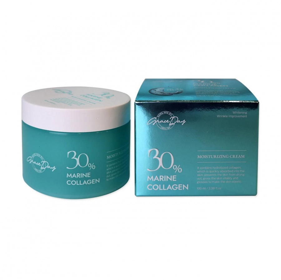 Крем для лица с коллагеном 30%, Collagen 30% Moisture cream, Grace Day, 50 мл