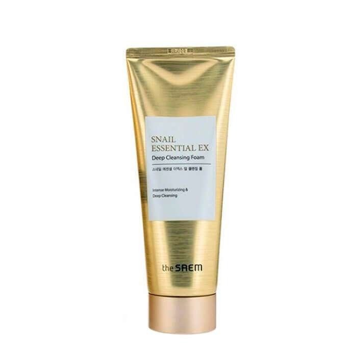 Пенка для умывания с улиткой  Snail Essential EX Deep Cleansing Foam, THE SAEM, 150 мл