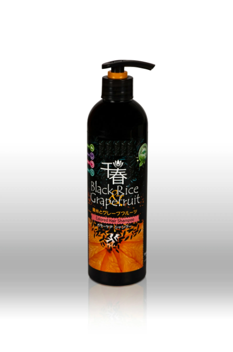 Увлажняющий шампунь для окрашенных волос Черный рис и грейпфрут, Chiharu 500 мл