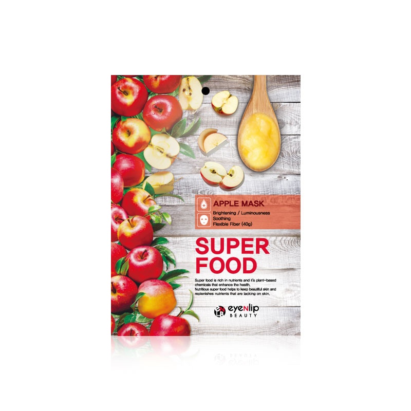 Маска на тканевой основе SUPER FOOD APPLE MASK, EYENLIP, 23 мл