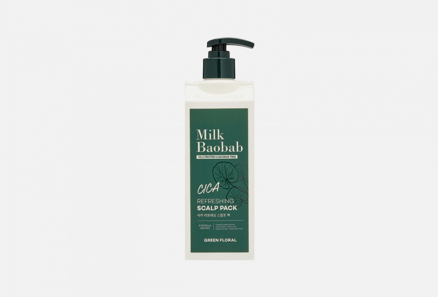 Маска для волос с центеллой азиатской Cica Refreshing Scalp Pack, MilkBaobab, 500 мл