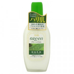 Увлажняющее молочко для ухода за сухой и нормальной кожей лица Green Plus Aloe Moisture Milk, MEISHOKU 170 мл