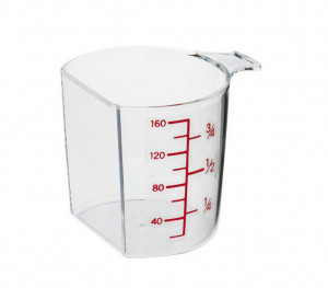Стакан мерный 0,18 л для сыпучих продуктов (прозрачный) Inomata