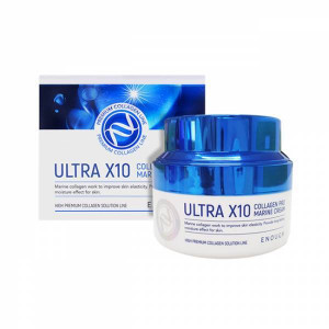 Крем для лица с коллагеном Ultra X10 Collagen Pro Marine Cream, ENOUGH 50 мл