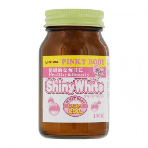 Японский БАД Отбеливание и против пигментации и веснушек Pinky Body, Yuwa 250 мг (180 таблеток)
