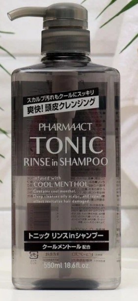 Шампунь-кондиционер Pharmaact for Men Tonic, KUMANO COSMETICS 550 мл 