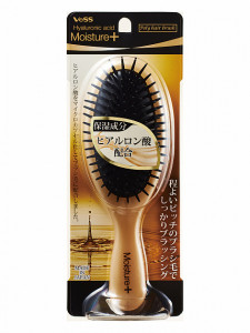 Массажная щетка с гиалуроновой кислотой Hyaluronic Acid Moisture + Poly Hair Brush, Vess 1 шт