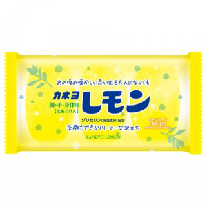 Душистое туалетное мыло Lemon с маслом лимона (для лица и тела), KANEYO 45 г х 3