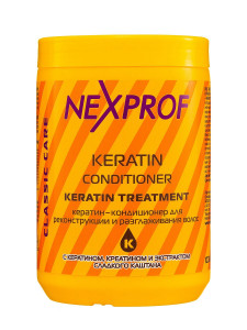 Кератин-кондиционер для реконструкции и выпрямления волос, Nexxt 1000 мл.
