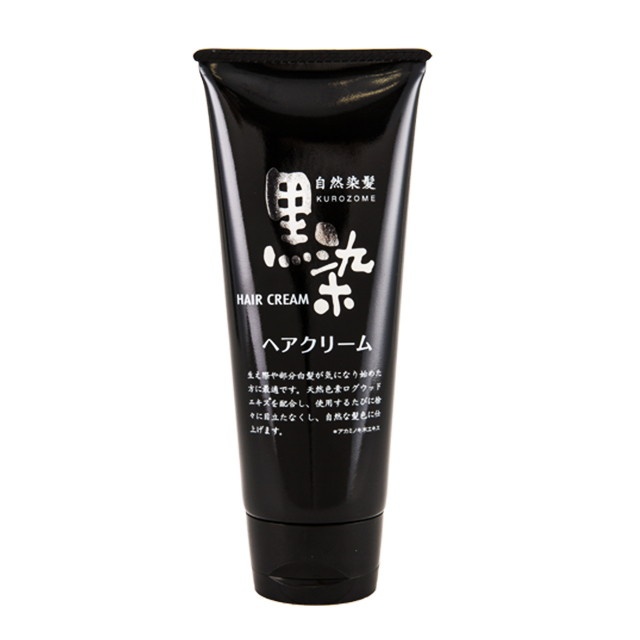 Крем-тонер для придания естественного цвета (черный) седым волосам Kurozome, KUROBARA 150 г