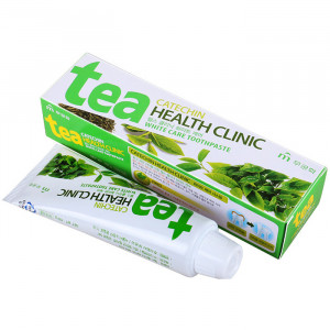 Зубная паста отбеливающая с экстрактом зеленого чая Tea Catechin Health Clinic, Mukunghwa 100 г