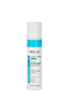 Крем для волос В017 уход восстанавливающий для глубокого увлажнения сухих и обезвоженных волос Hydra Gloss Cream, Aravia 250 мл