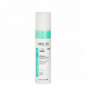Спрей для объема тонких и склонных к жирности волос Volume Hair Spray, Aravia 250 мл