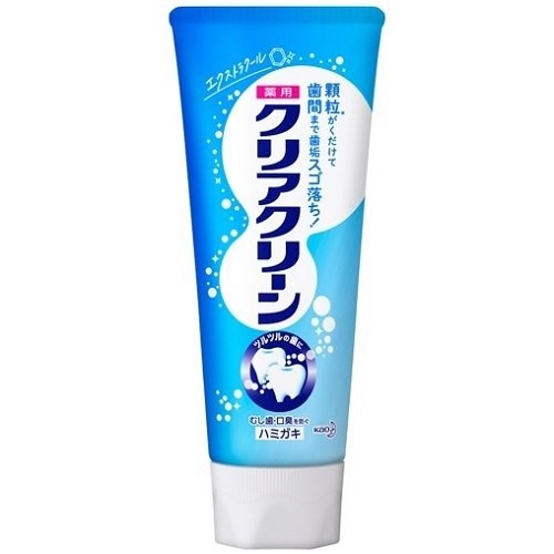 Лечебно-профилактическая зубная паста с микрогранулами (экстра освежающий мятный вкус) Clear Clean, Kao 120 г