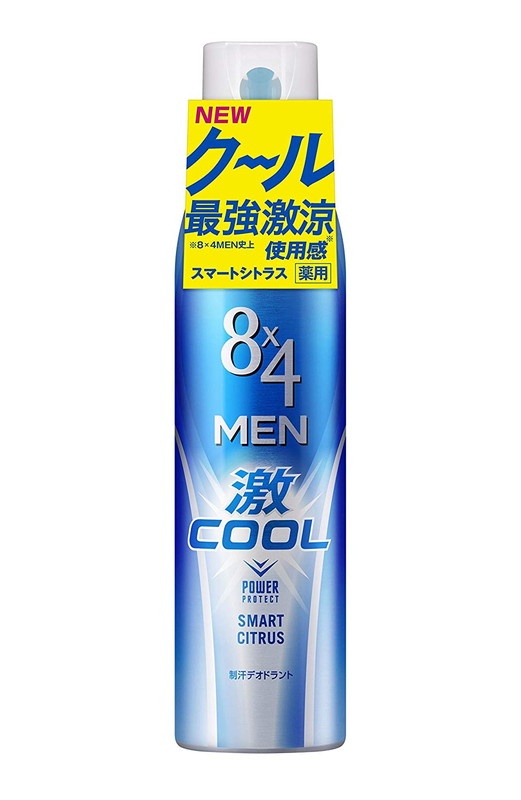Спрей дезодорант-антиперспирант спрей для мужчин с охлаждающим эффектом, аромат цитрус 8*4 Men Power protect, Kao 135 г