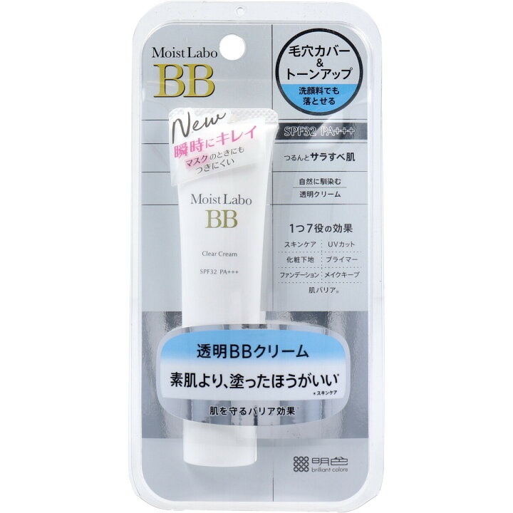 Основа под макияж Moist Labo BB Clear Cream SPF32 PA+++, Meishoku 30 г  