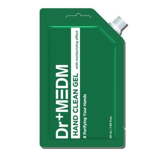 Гель очищающий для рук Dr+MEDM с антибактериальным и увлажняющим эффектом (спиртосодержащий), Dermal мягкая упаковка 50 мл