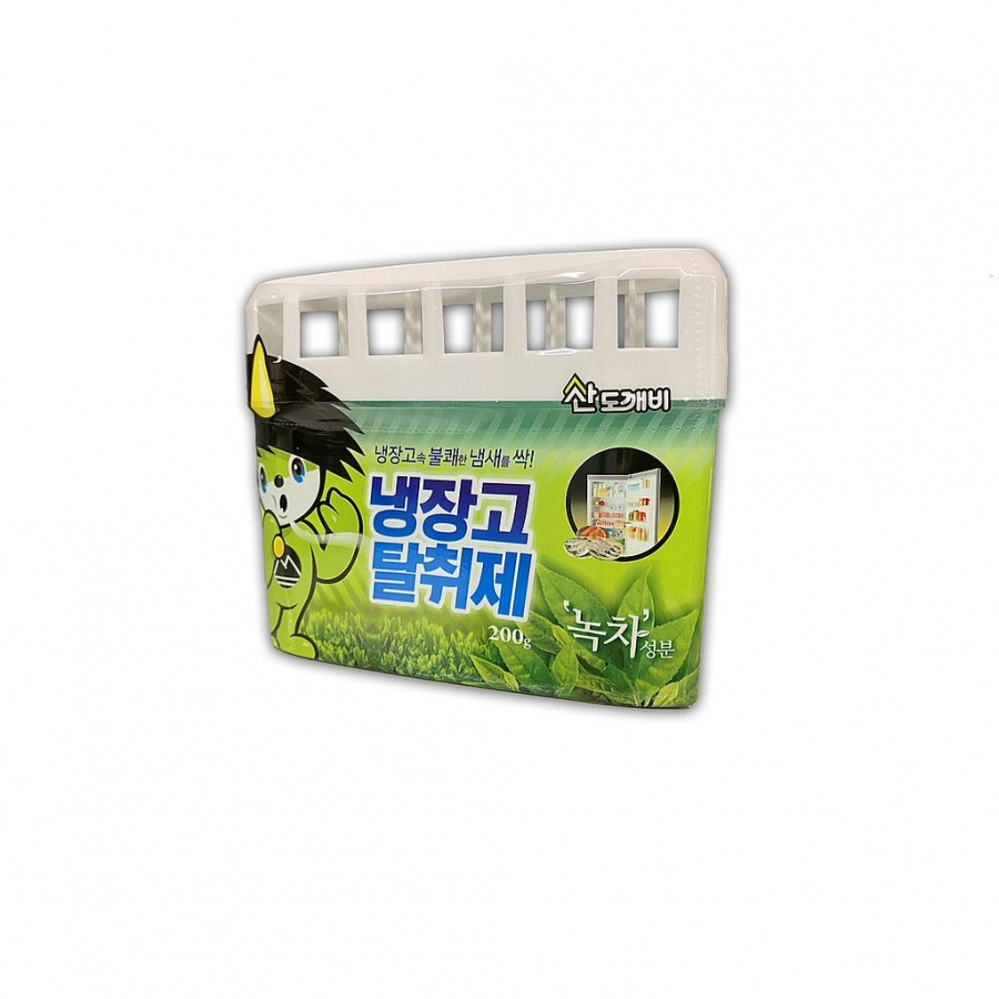 Ароматизатор-освежитель для холодильника ODOR FRI Зеленый чай (для холодильников с объемом до 600 л), Sandokkaebi 420 г