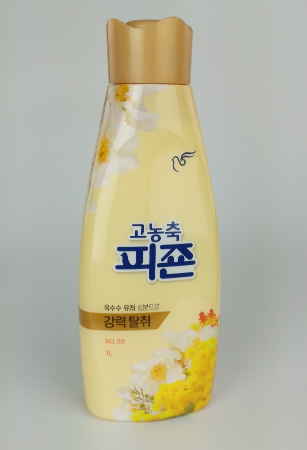 Кондиционер для белья Rich Perfume Yellow Mimosa (парфюмированный супер-концентрат с ароматом «Жёлтая мимоза»), Pigeon 1 л