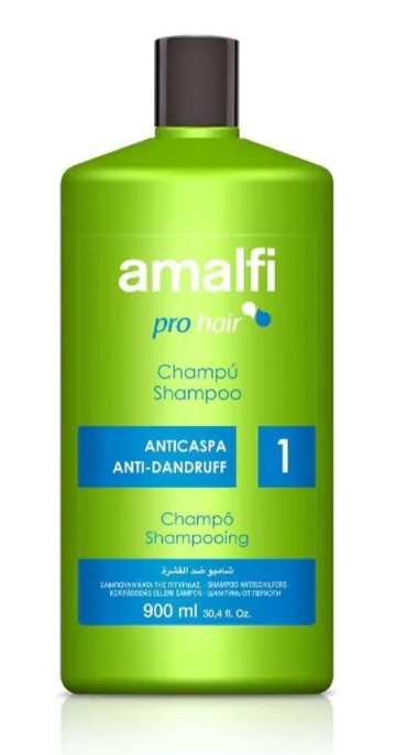 Профессиональный шампунь от перхоти Anti-Dandruff, для всех типов волос, Amalfi 900 мл
