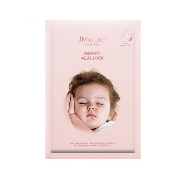 Гипоаллергенная тканевая маска для увлажнения кожи Mama Pureness Aqua Mask,  JM Solution 30 мл