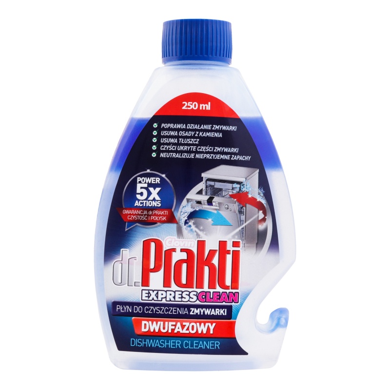 Очиститель для посудомоечных машин Dr. Prakti Express Clean, Clovin, 250 мл