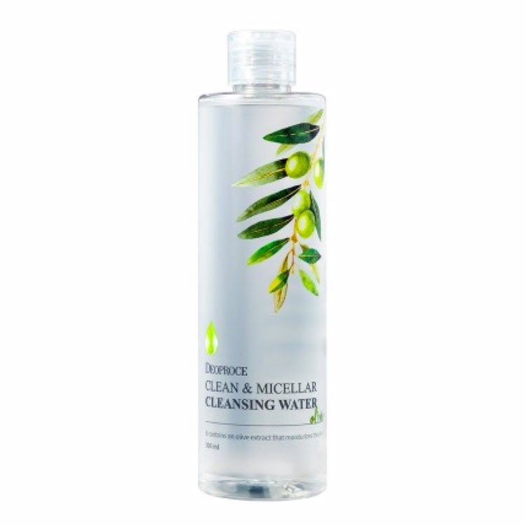 Мицелярная вода для снятия макияжа CLEAN MICELLAR CLEANSING WATER GREEN TEA, DEOPROCE, 300 мл