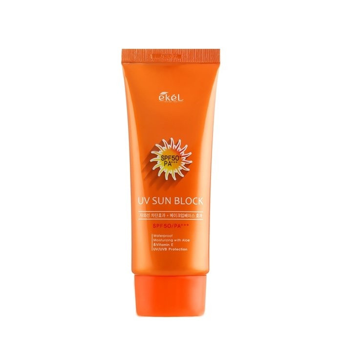 Солнцезащитный крем с экстрактом алоэ SPF 50/PA+++ Ekel, 70 мл