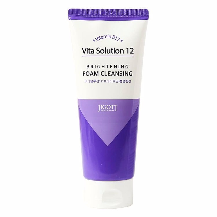 Пенка для умывания Vita Solution 12 Brightening Foam Cleansing, JIGOTT, 180 мл