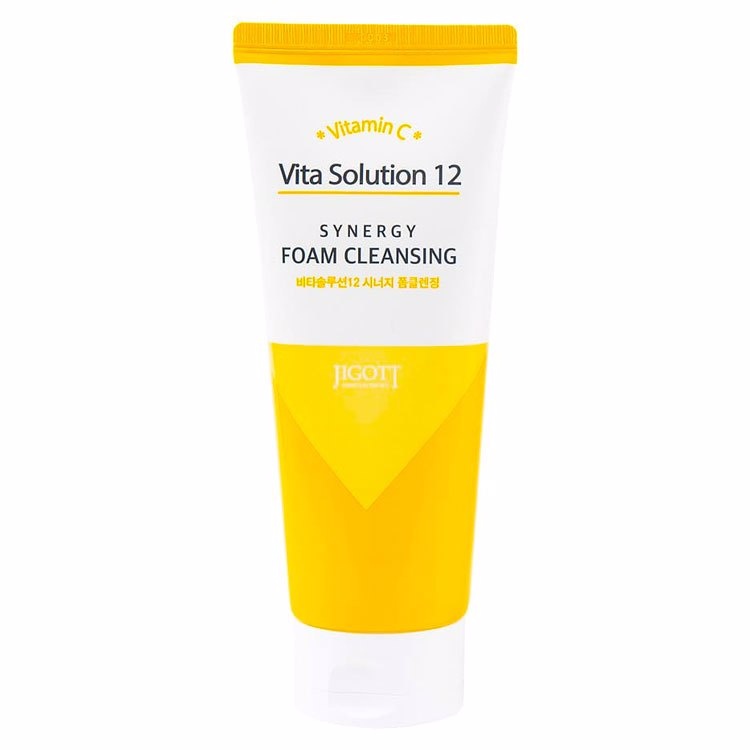 Пенка для умывания Vita Solution 12 Synergy Foam Cleansing, Jigott, 180 мл