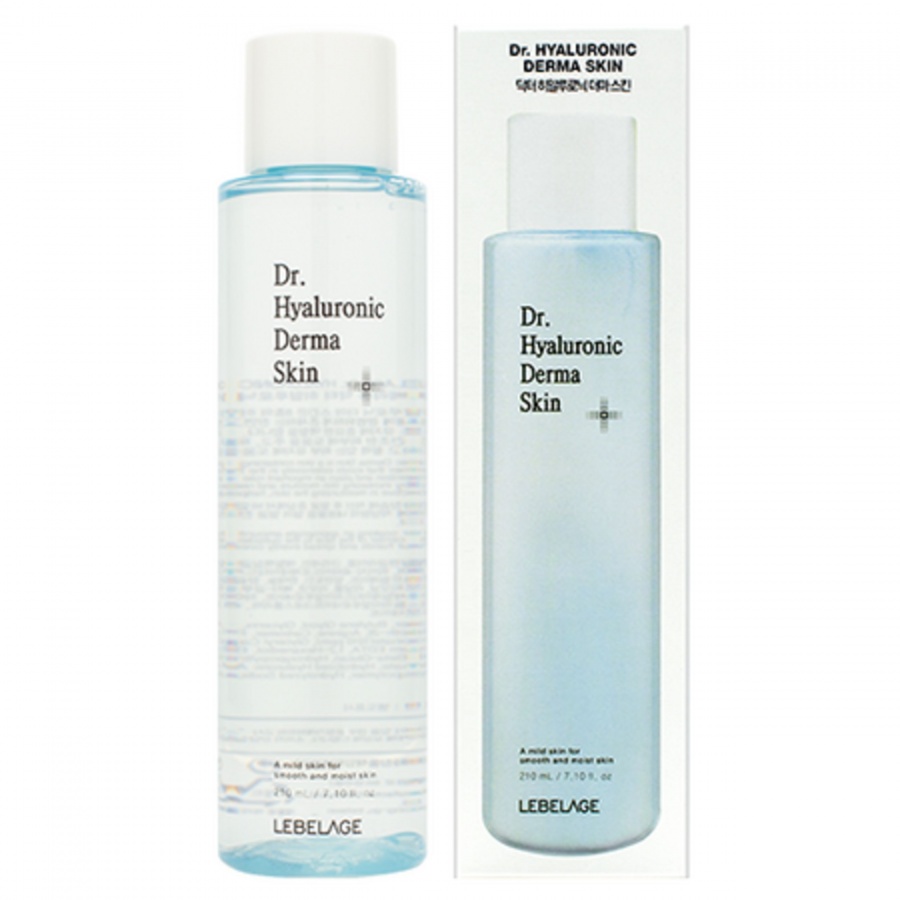 Тонер для лица с гиалуроновой кислотой  Dr. HYALURONIC DERMA SKIN, LEBELAGE, 210 мл