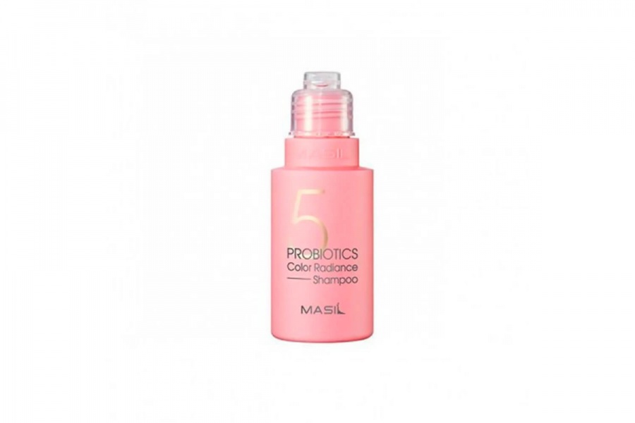 Шампунь 5 PROBIOTICS COLOR RADIANCE SHAMPOO, MASIL, 50 мл