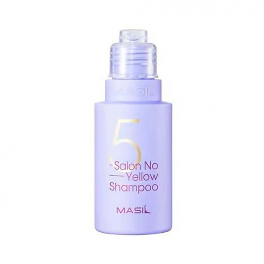 Шампунь 5 SALON NO YELLOW SHAMPOO, MASIL, 50 мл