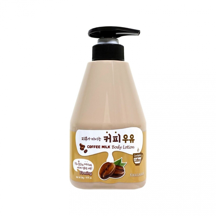 Лосьон для тела с ароматом кофе Kwailnara Coffee Milk Body Lotion, Welcos, 560 г