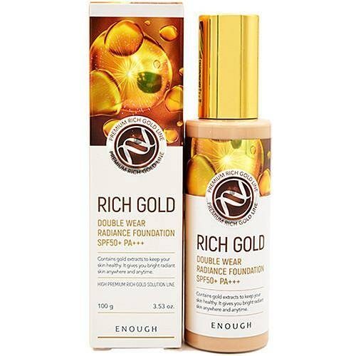 Основа тональная с золотом Rich Gold Double Wear Radiance Foundation 21, Enough, 100 г