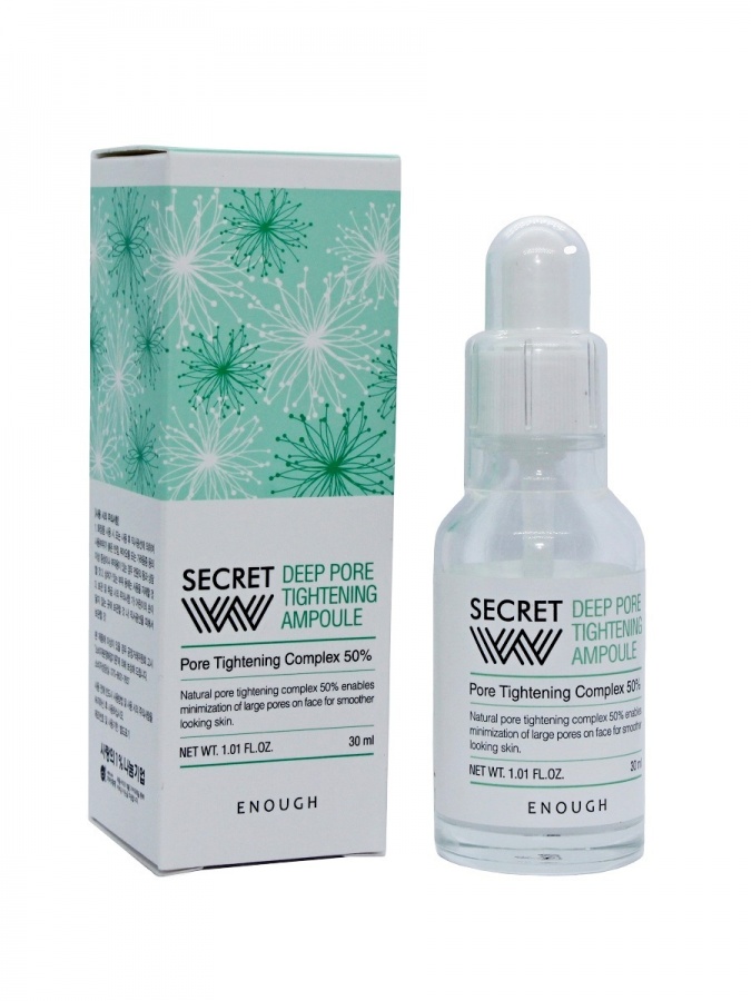 Эссенция для лица Secret With green care pore tightening ampoule, Enough, 30 мл