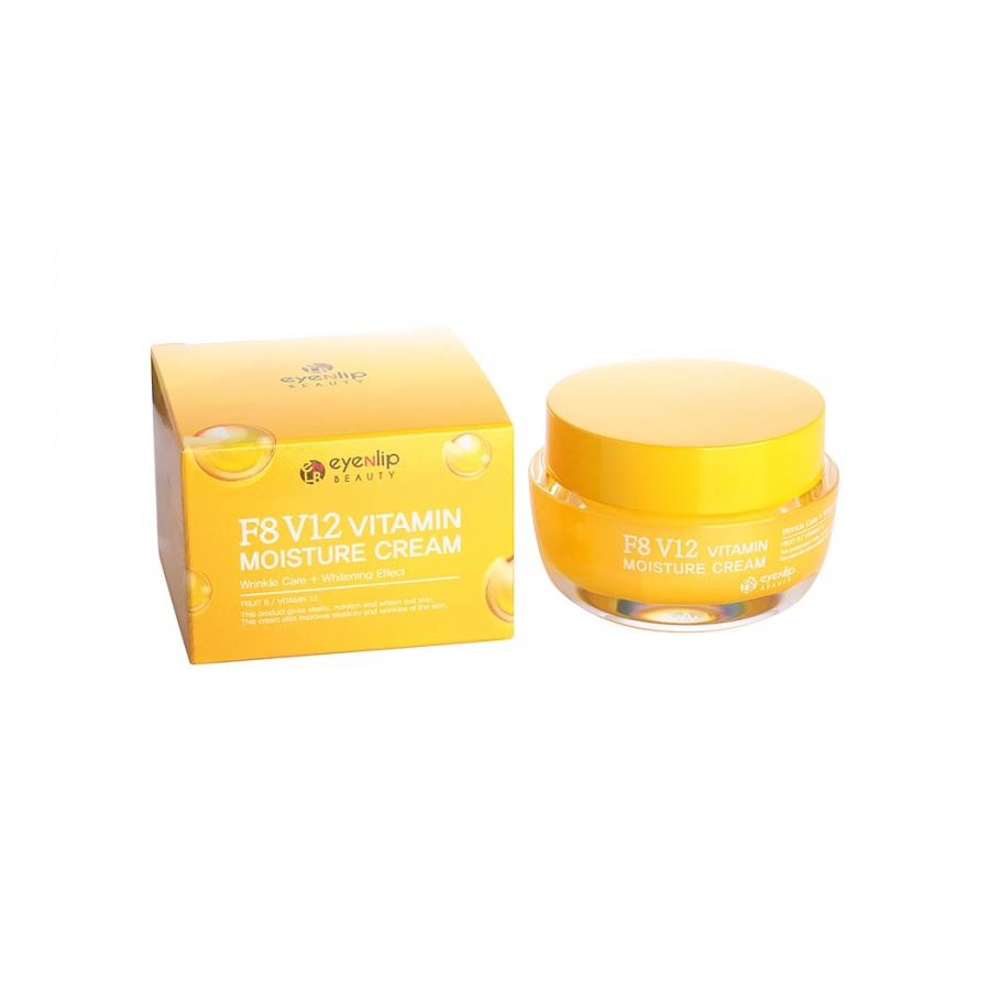 Крем для лица увлажняющий витаминный F8 V12 VITAMIN MOISTURE CREAM, EYENLIP, 50 г