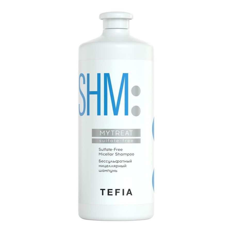 Беcсульфатный мицеллярный шампунь Sulfate-Free Micellar Shampoo, Mytreat, TEFIA, 1000 мл