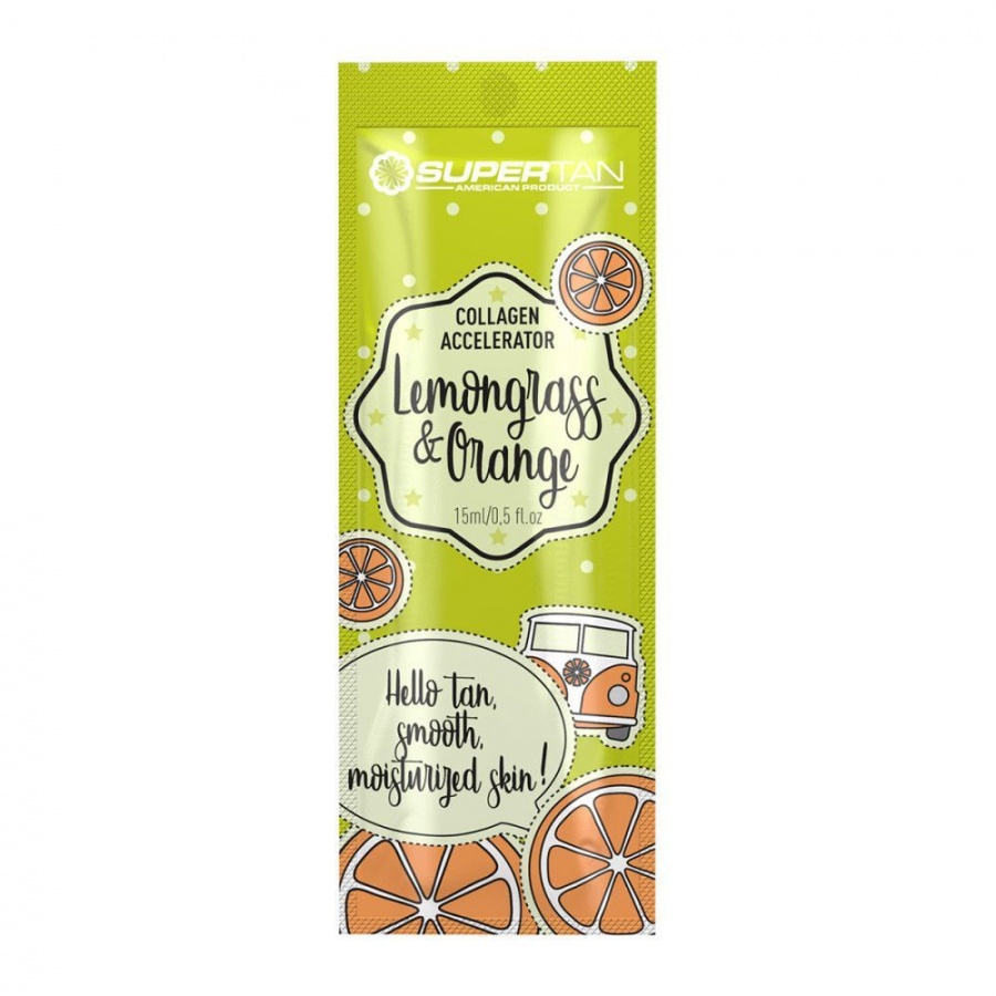 Крем для солярия Lemongrass & Orange, SuperTan, 15 мл