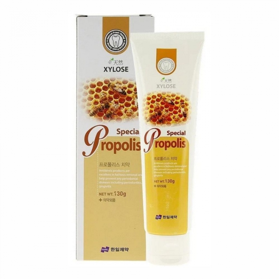 Зубная паста с прополисом Special XYLOS Propolis, Hanil, 130 г