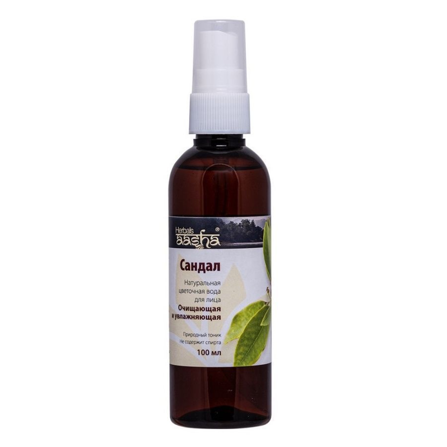 Натуральная цветочная вода Сандал, Aasha Herbals, 100 мл