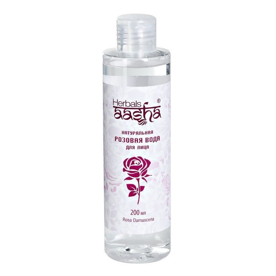 Розовая вода натуральная, запаска, Aasha Herbals, 200 мл