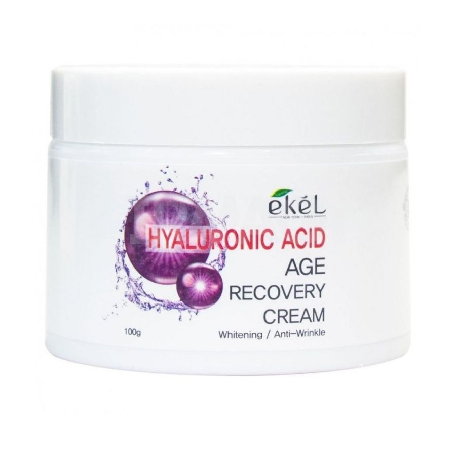 Крем для лица с гиалуроновой кислотой Age Recovery Cream Hyaluronic Acid, Ekel, 100 мл