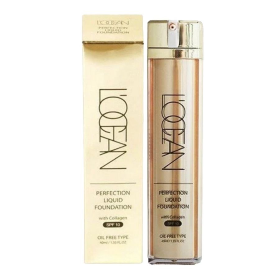 Тональная основа Perfection Liquid Foundation With Collagen, 21 Clear Beige, L’ocean, 40 мл