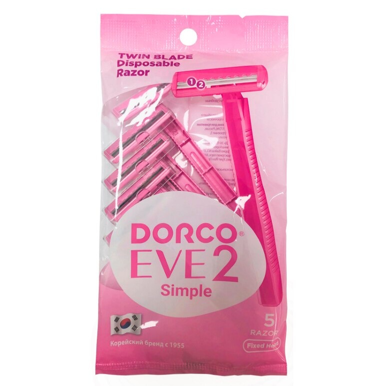 Cтанки для бритья одноразовые женские, Dorco 5 шт