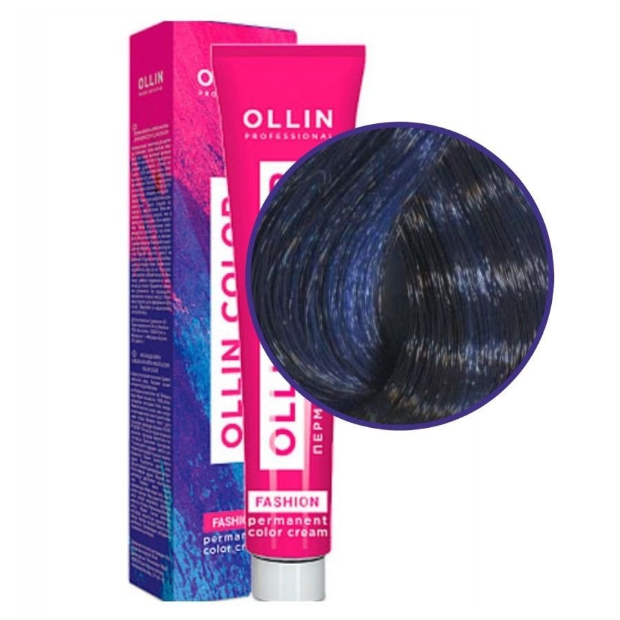Крем краска для волос Color Fashion Color, синий, Ollin, 60 мл