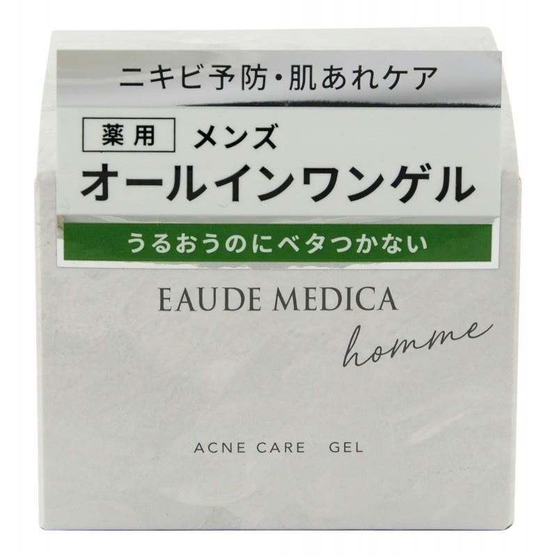 Гель для ухода за проблемной кожей лица у мужчин, HOMME Acne Care Gel, EAUDE MEDICA, 85 г