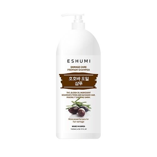Шампунь для волос с маслом Жожоба от выпадения волос  Damage Care Premium Shampoo, Eshumi, 1500 мл