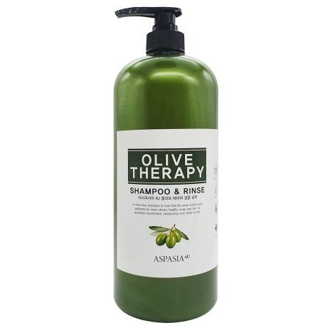 Шампунь-кондиционер для волос с маслом Оливы Olive Two Way Shampoo Aspasia, Aspasia, 1500 г